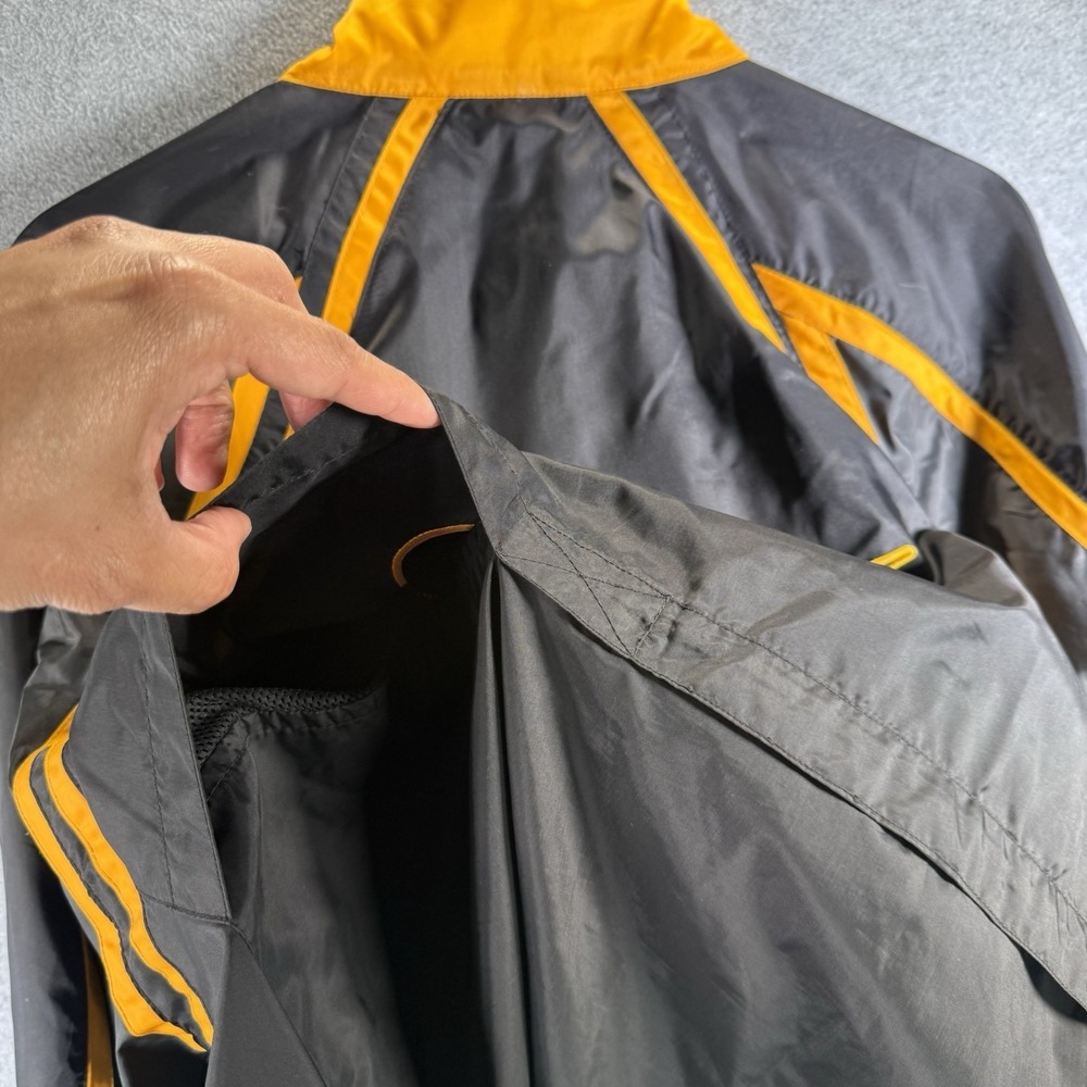 Nike Vintage Big Swoosh Full Zip Up Nylon Track Windbreaker Jacket Men's Large - Picture 7 of 12